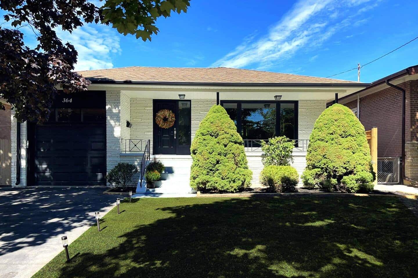 The home — exterior