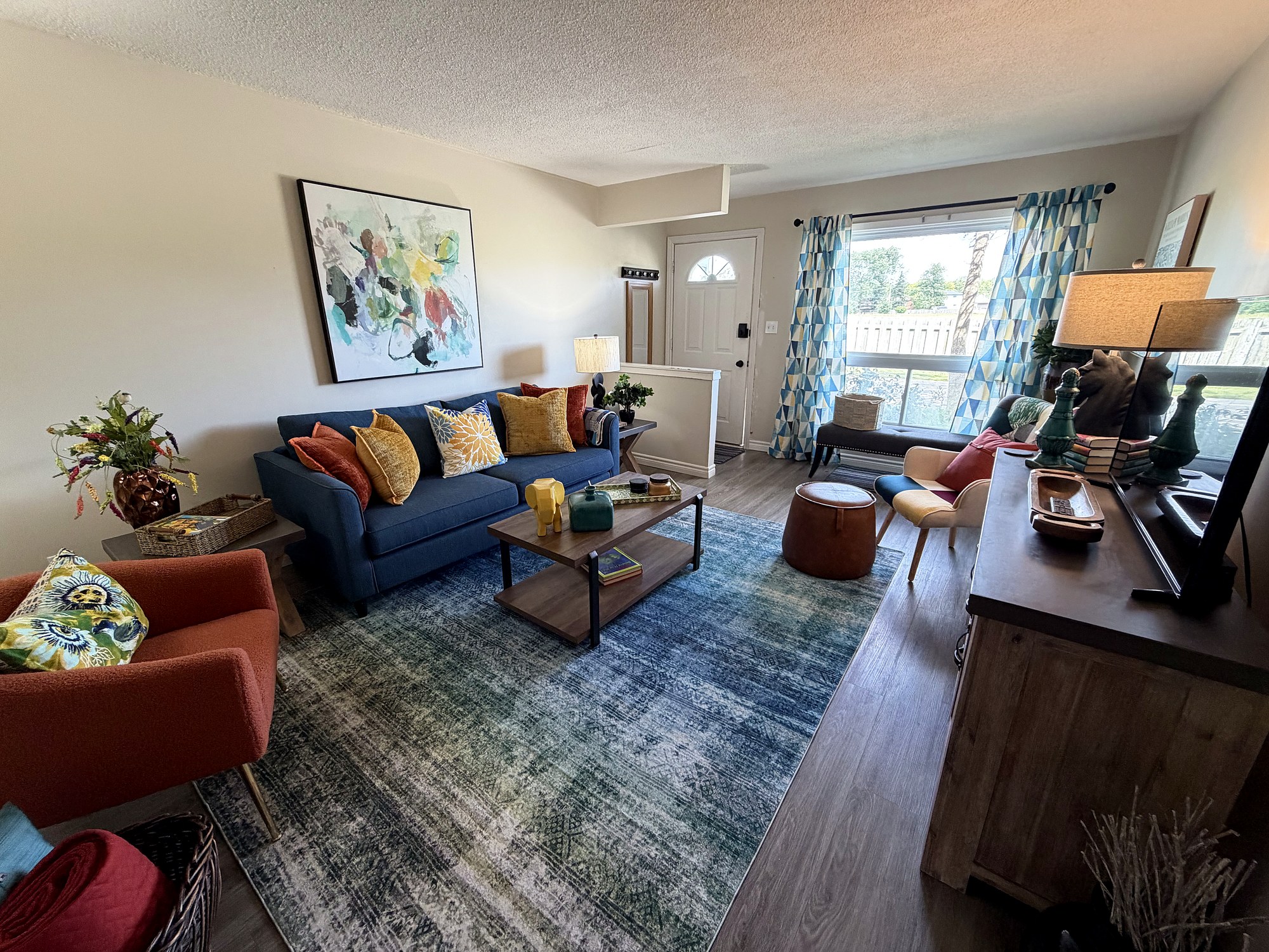 Living & dining, open plan